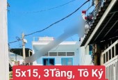 Bán gấp nhà 3TẦNG 75M2 NGANG 5M CHỈ HƠN 3TỶ TÔ KÝ, PM QUANG TRUNG Q.12